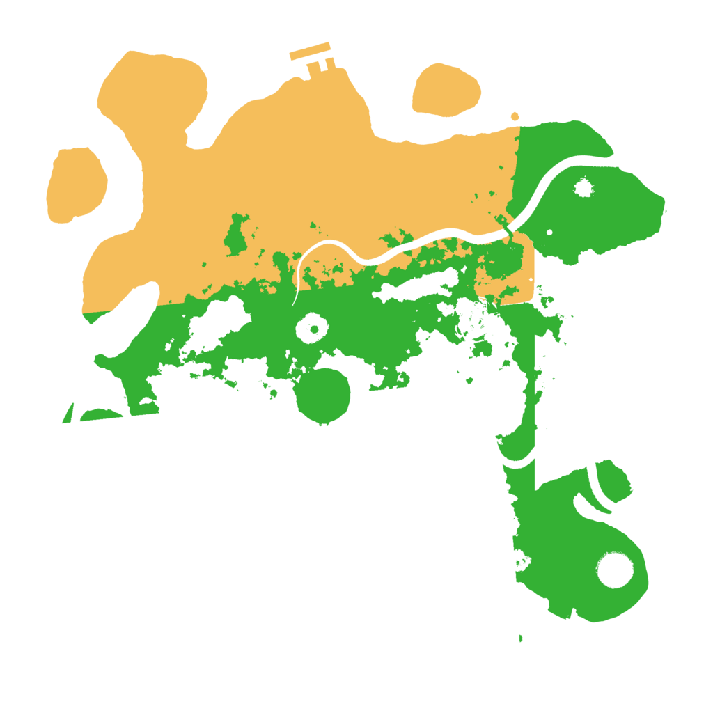 Biome Rust Map: Procedural Map, Size: 3500, Seed: 848527630
