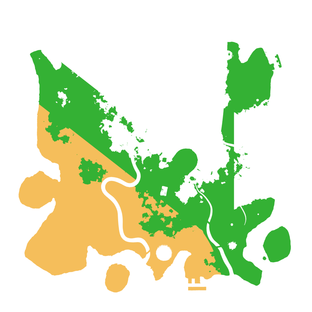 Biome Rust Map: Procedural Map, Size: 3500, Seed: 1046566915