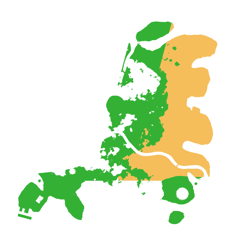 Biome Rust Map: Procedural Map, Size: 3500, Seed: 1051720847
