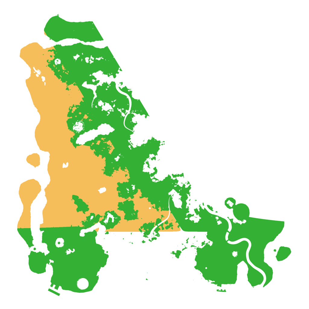 Biome Rust Map: Procedural Map, Size: 5000, Seed: 651672677