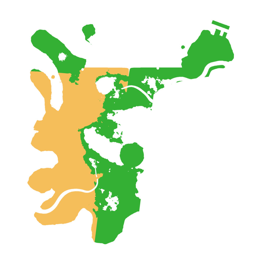 Biome Rust Map: Procedural Map, Size: 3000, Seed: 1636941676