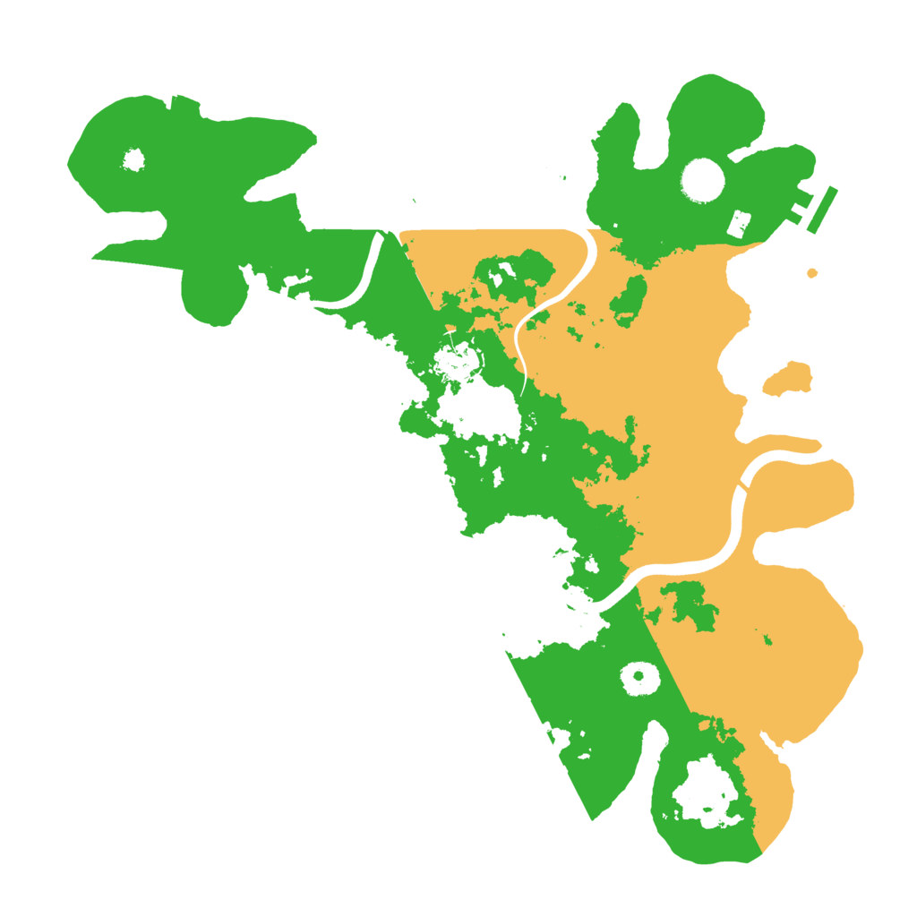 Biome Rust Map: Procedural Map, Size: 3700, Seed: 1941427450
