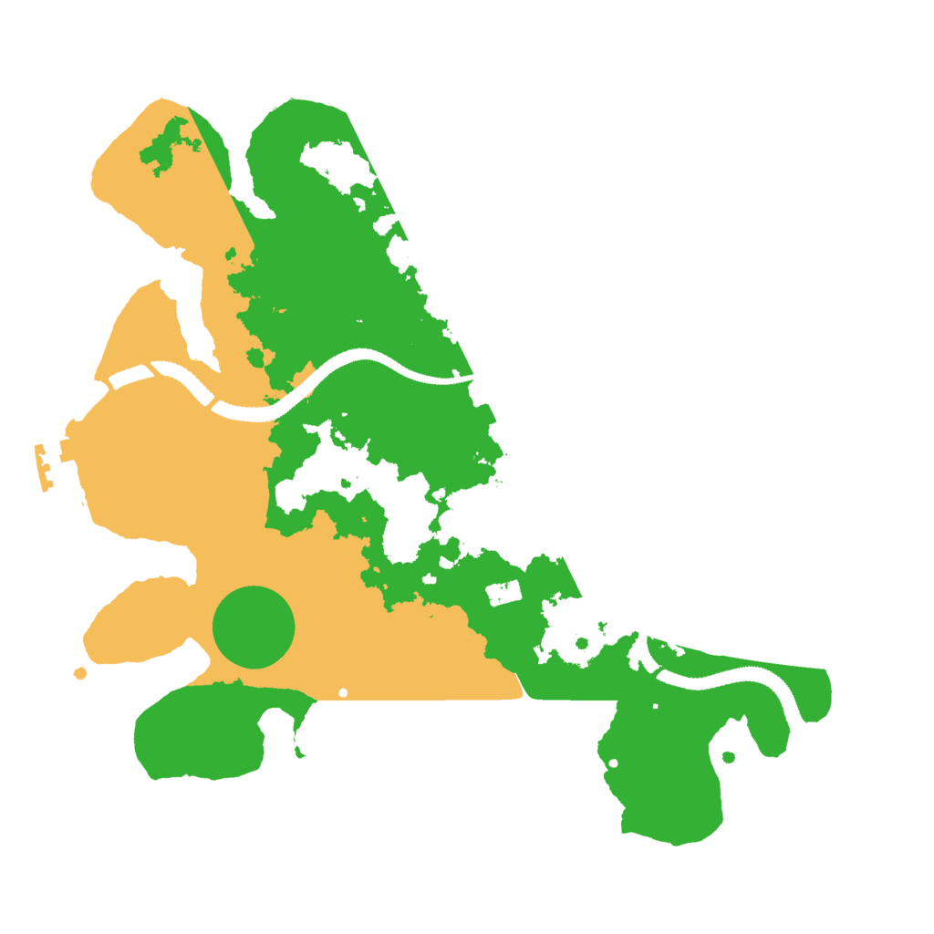 Biome Rust Map: Procedural Map, Size: 3000, Seed: 781850607
