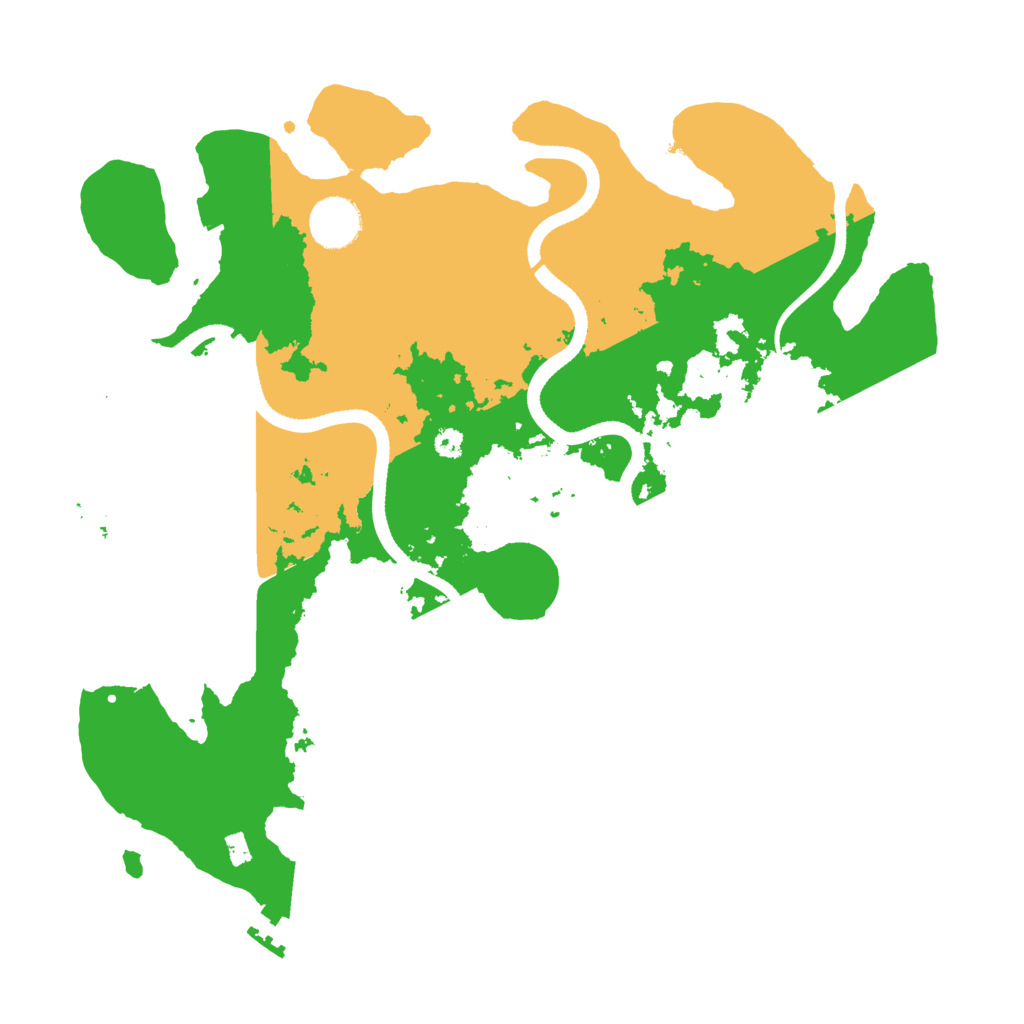 Biome Rust Map: Procedural Map, Size: 3500, Seed: 1583876944