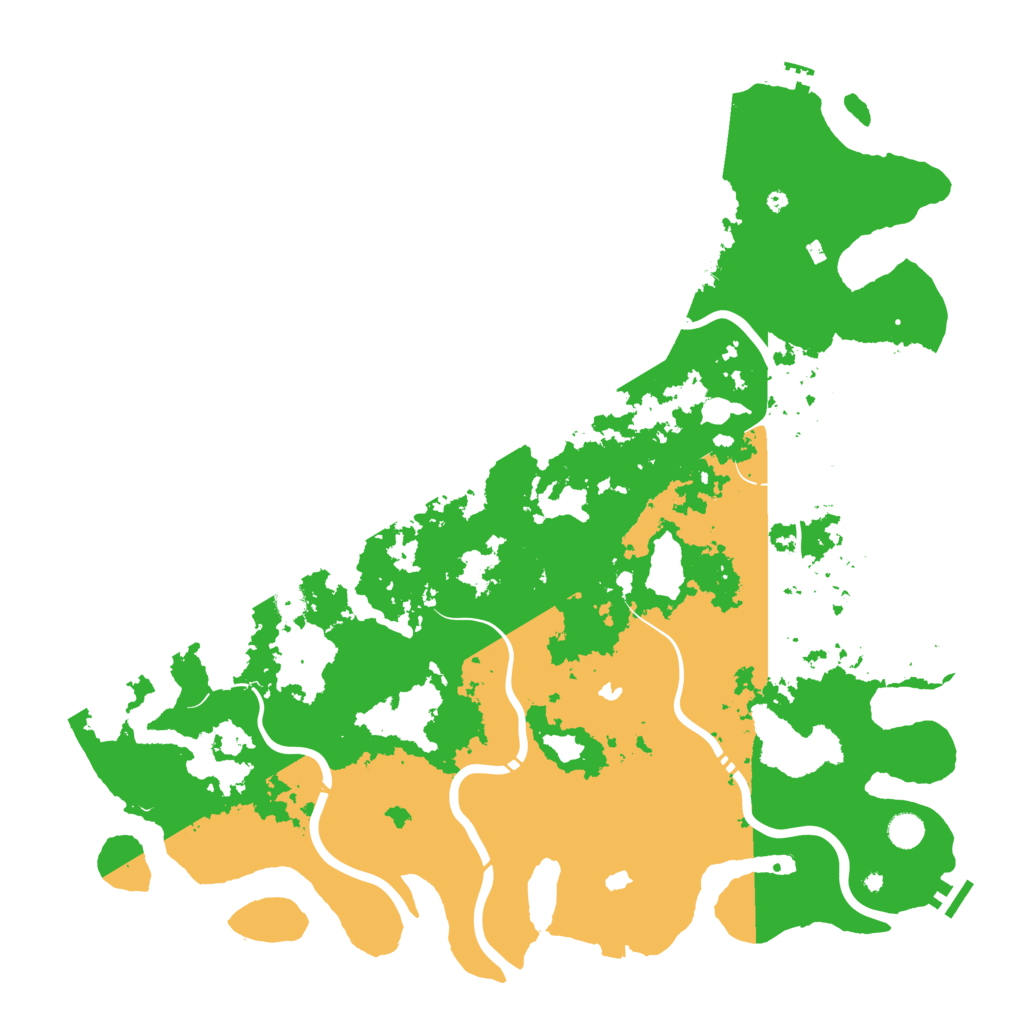 Biome Rust Map: Procedural Map, Size: 5000, Seed: 71846403