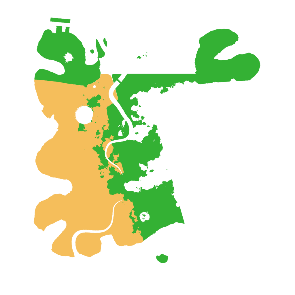 Biome Rust Map: Procedural Map, Size: 3000, Seed: 2083054632