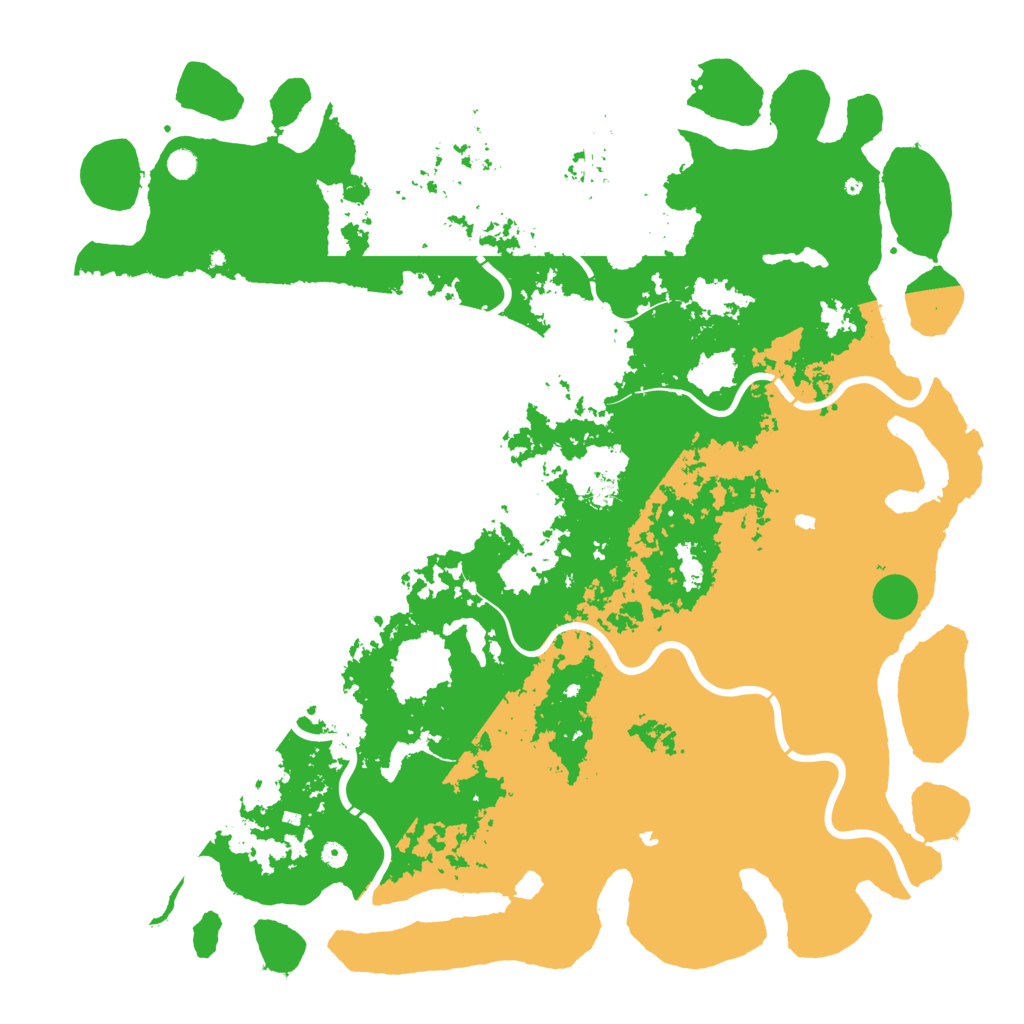 Biome Rust Map: Procedural Map, Size: 6000, Seed: 5826