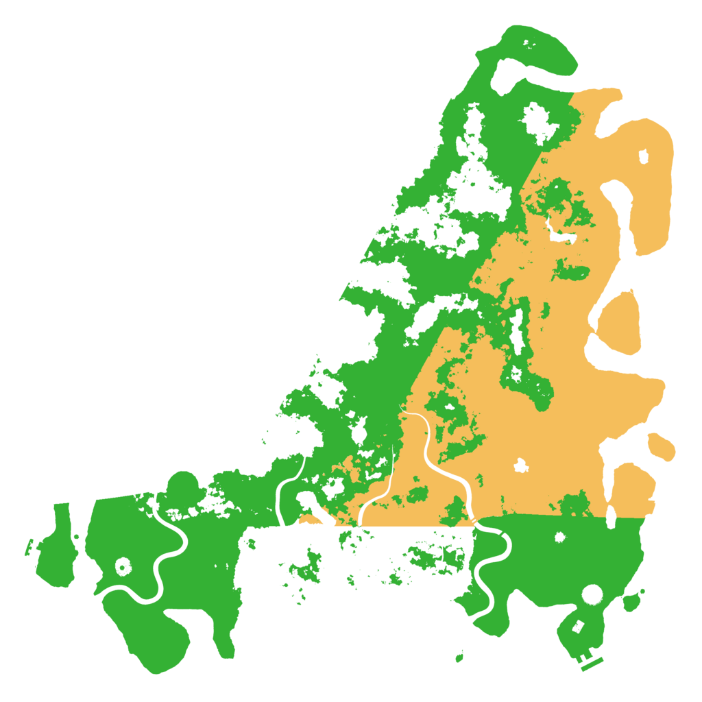 Biome Rust Map: Procedural Map, Size: 6000, Seed: 25131870