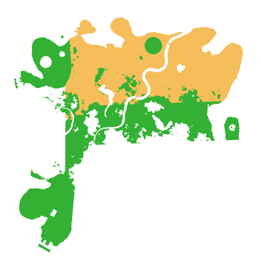 Biome Rust Map: Procedural Map, Size: 4000, Seed: 768866