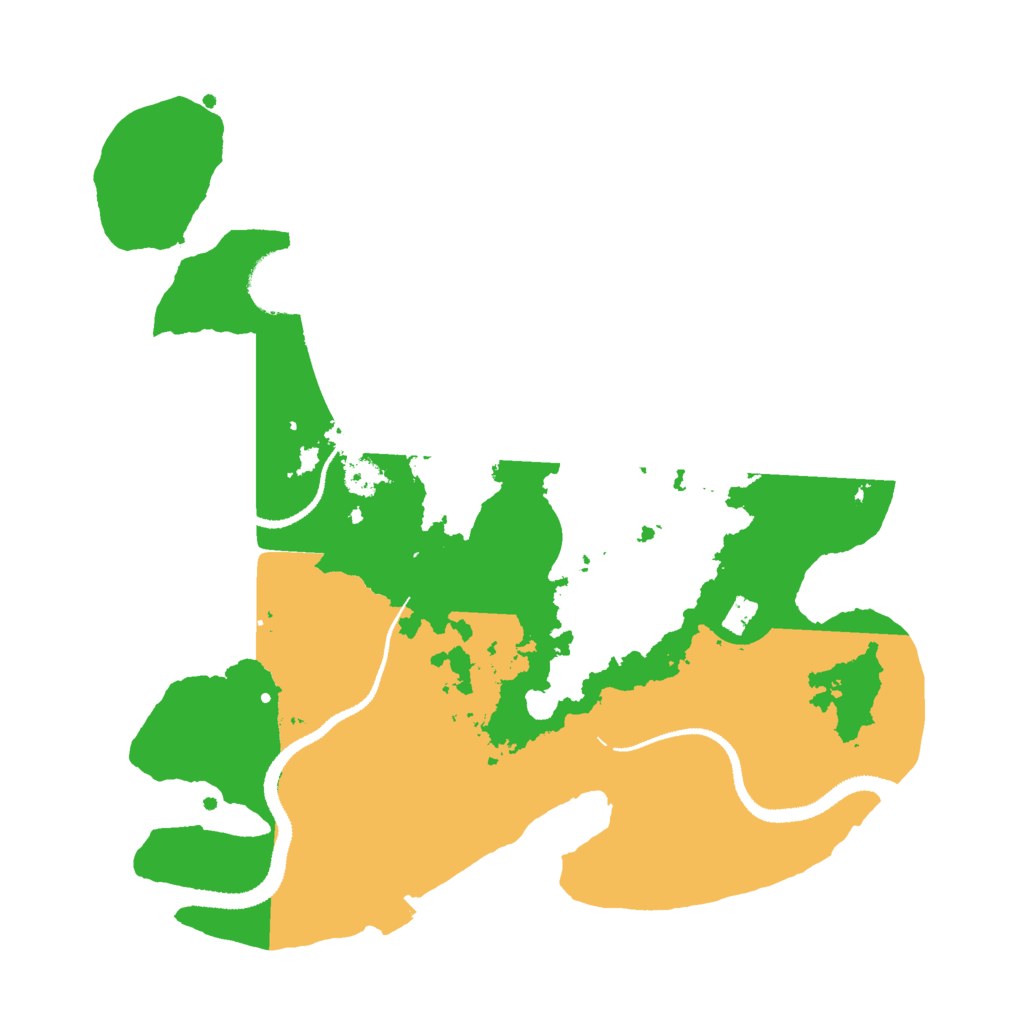 Biome Rust Map: Procedural Map, Size: 3000, Seed: 1169897194