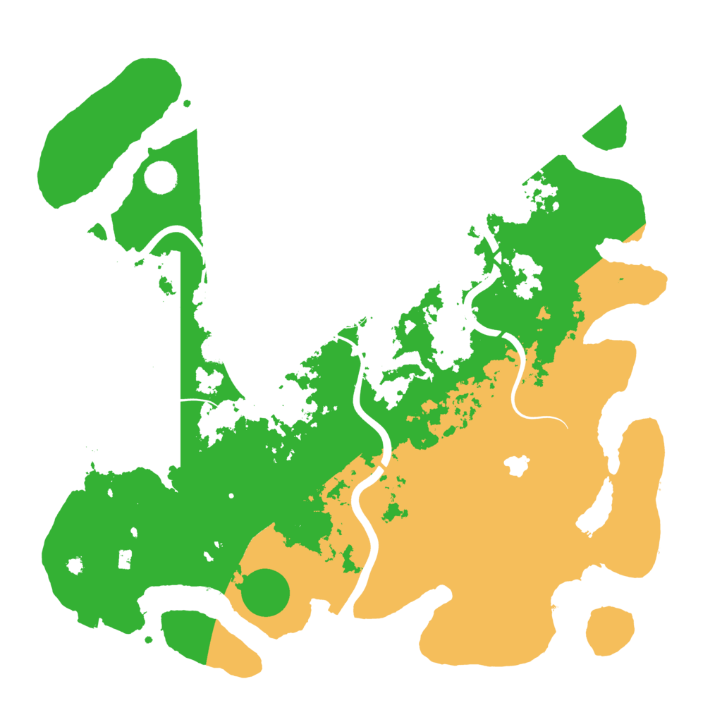 Biome Rust Map: Procedural Map, Size: 4000, Seed: 124720684