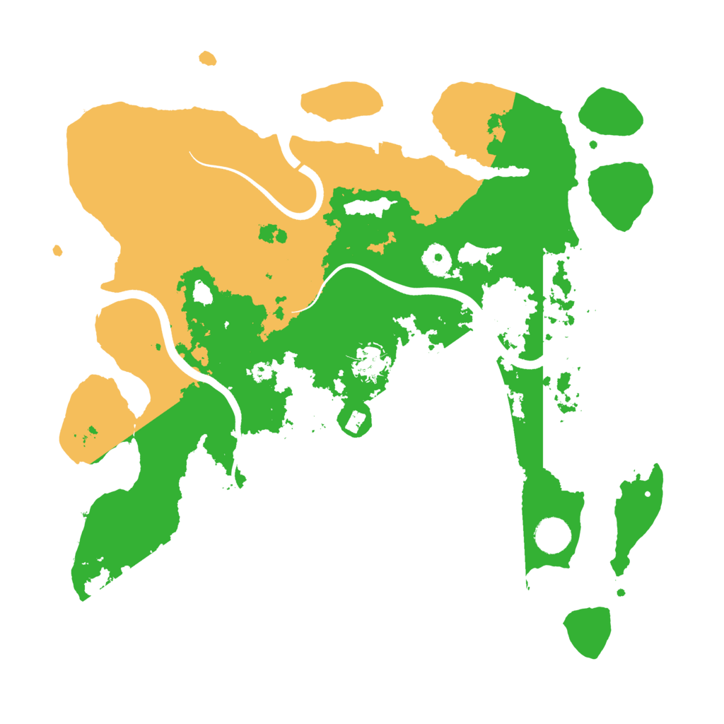 Biome Rust Map: Procedural Map, Size: 3650, Seed: 1686202872