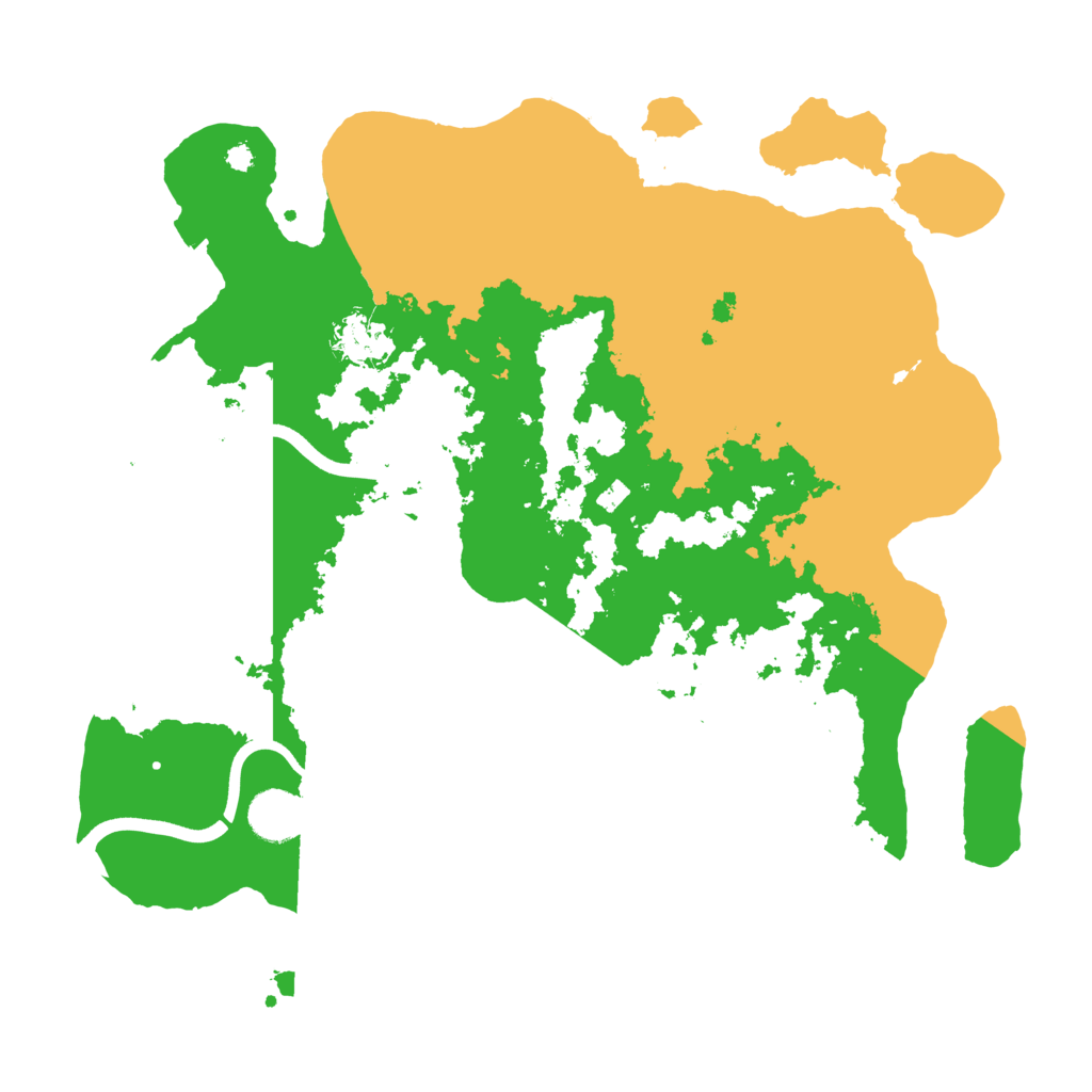 Biome Rust Map: Procedural Map, Size: 3700, Seed: 604998705