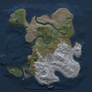 Thumbnail Rust Map: Procedural Map, Size: 2900, Seed: 195490, 11 Monuments