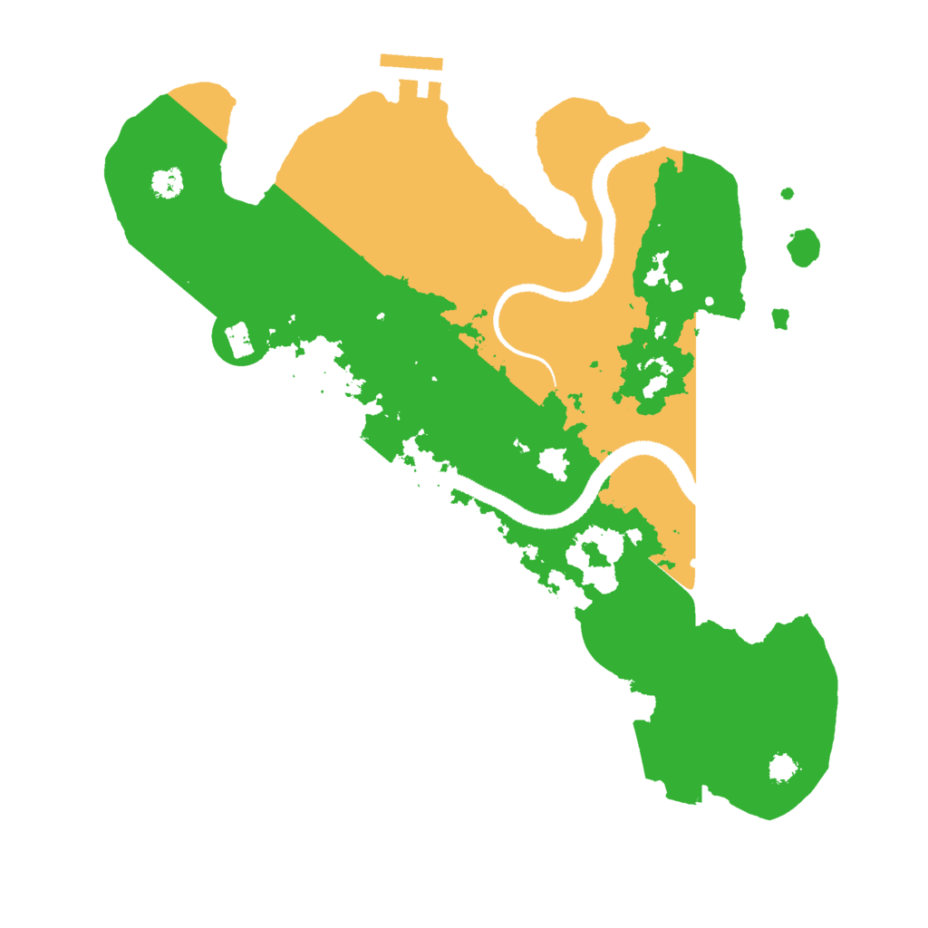 Biome Rust Map: Procedural Map, Size: 3000, Seed: 1943289775