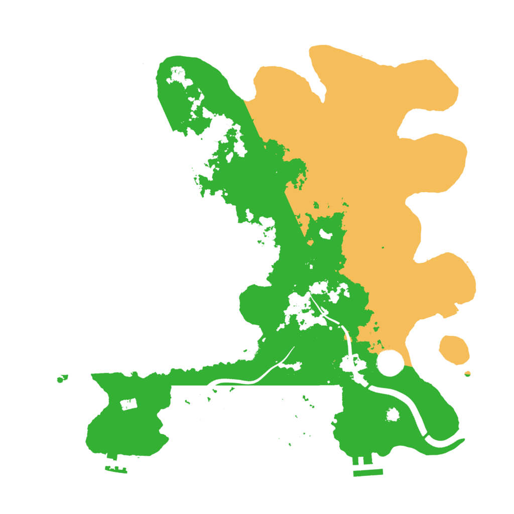 Biome Rust Map: Procedural Map, Size: 3500, Seed: 1505685756