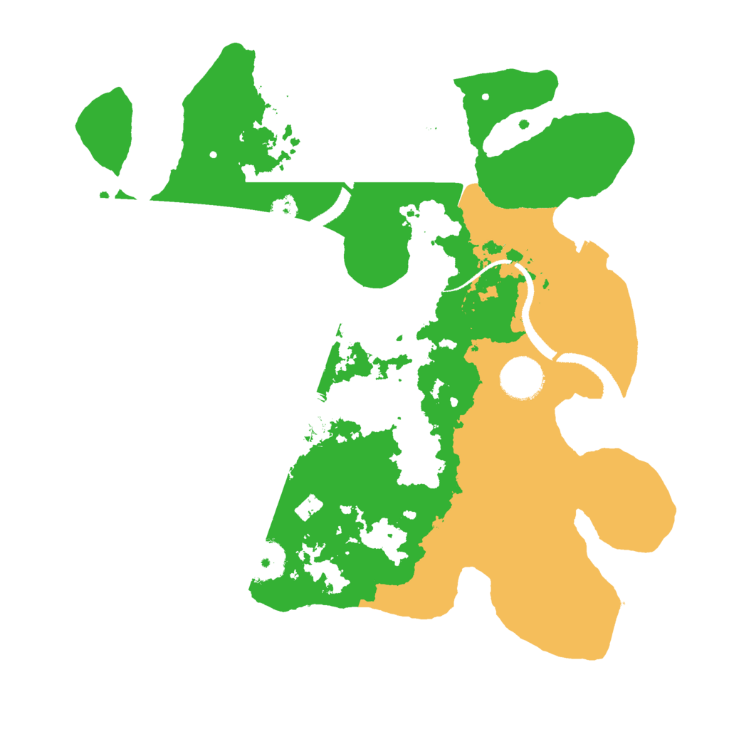 Biome Rust Map: Procedural Map, Size: 3000, Seed: 61395