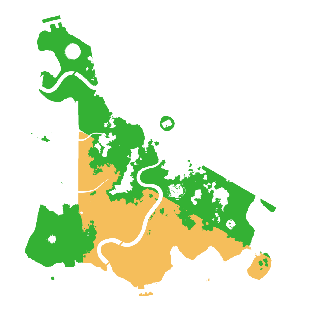 Biome Rust Map: Procedural Map, Size: 3500, Seed: 193721536