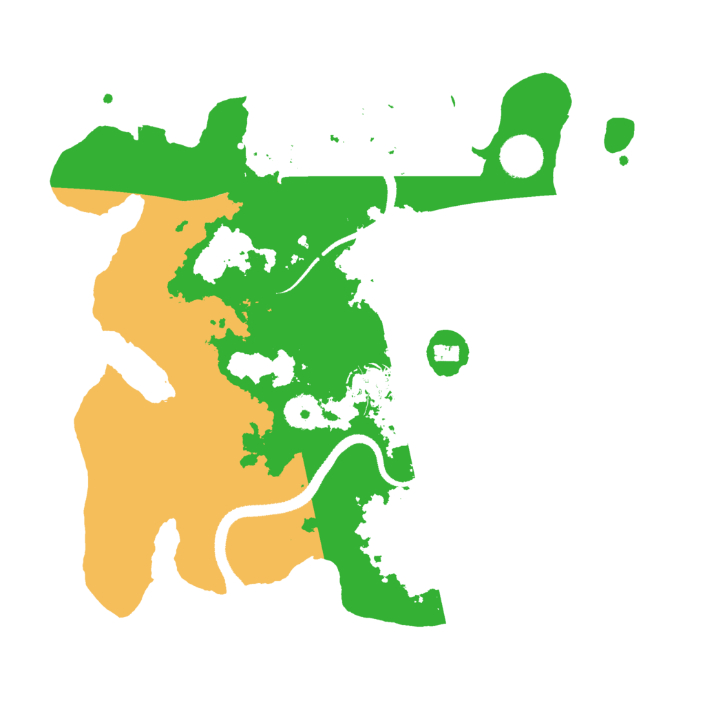 Biome Rust Map: Procedural Map, Size: 3000, Seed: 1997192504