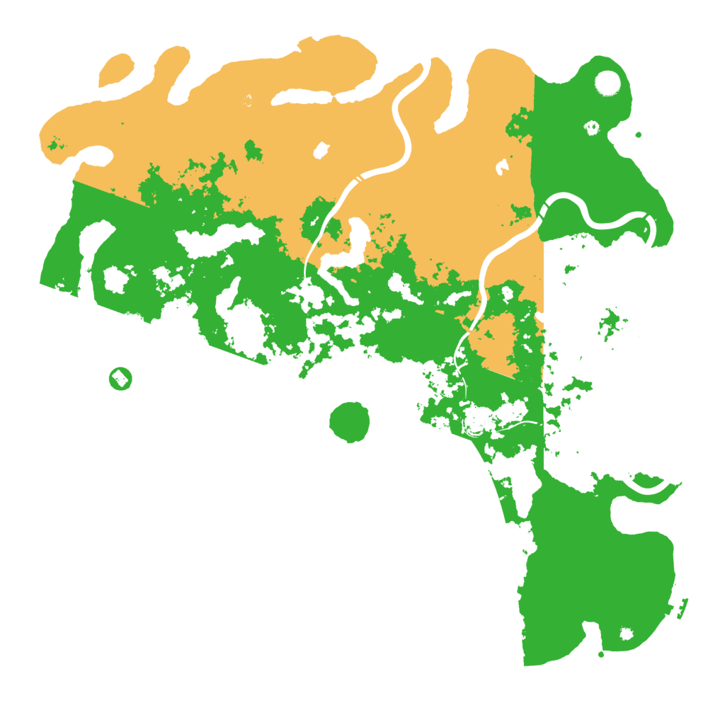 Biome Rust Map: Procedural Map, Size: 5000, Seed: 17039753