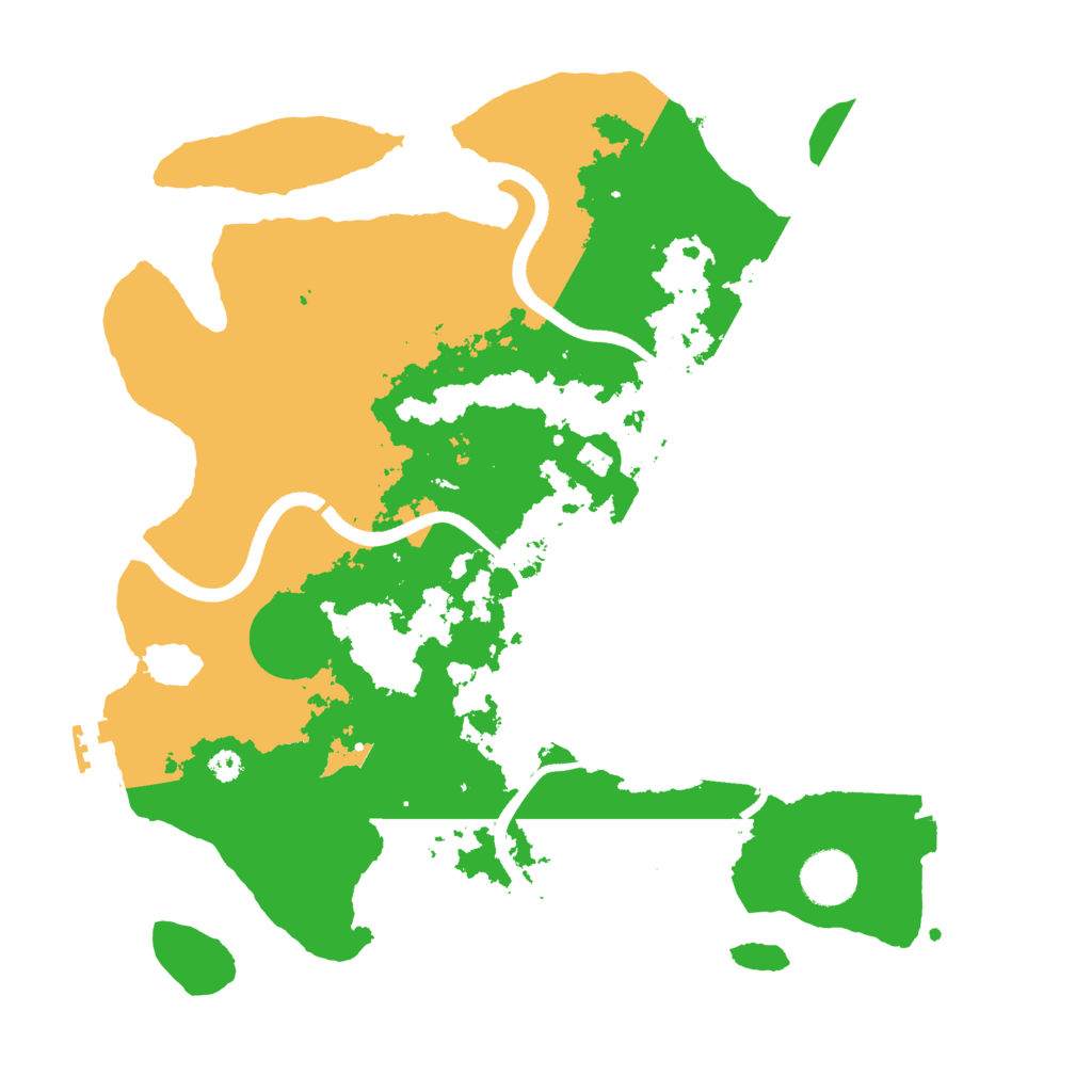 Biome Rust Map: Procedural Map, Size: 3500, Seed: 722229676