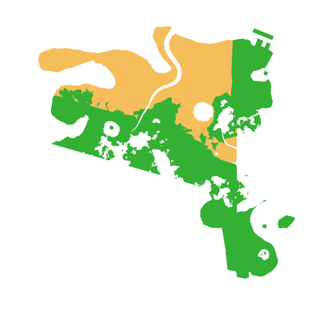 Biome Rust Map: Procedural Map, Size: 3000, Seed: 353387888