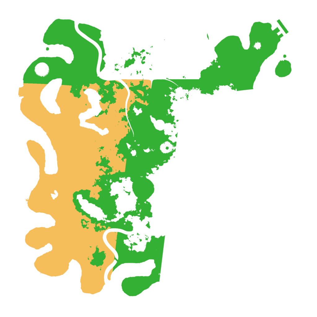 Biome Rust Map: Procedural Map, Size: 4000, Seed: 1636941676