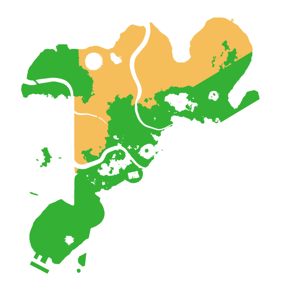 Biome Rust Map: Procedural Map, Size: 3000, Seed: 31335