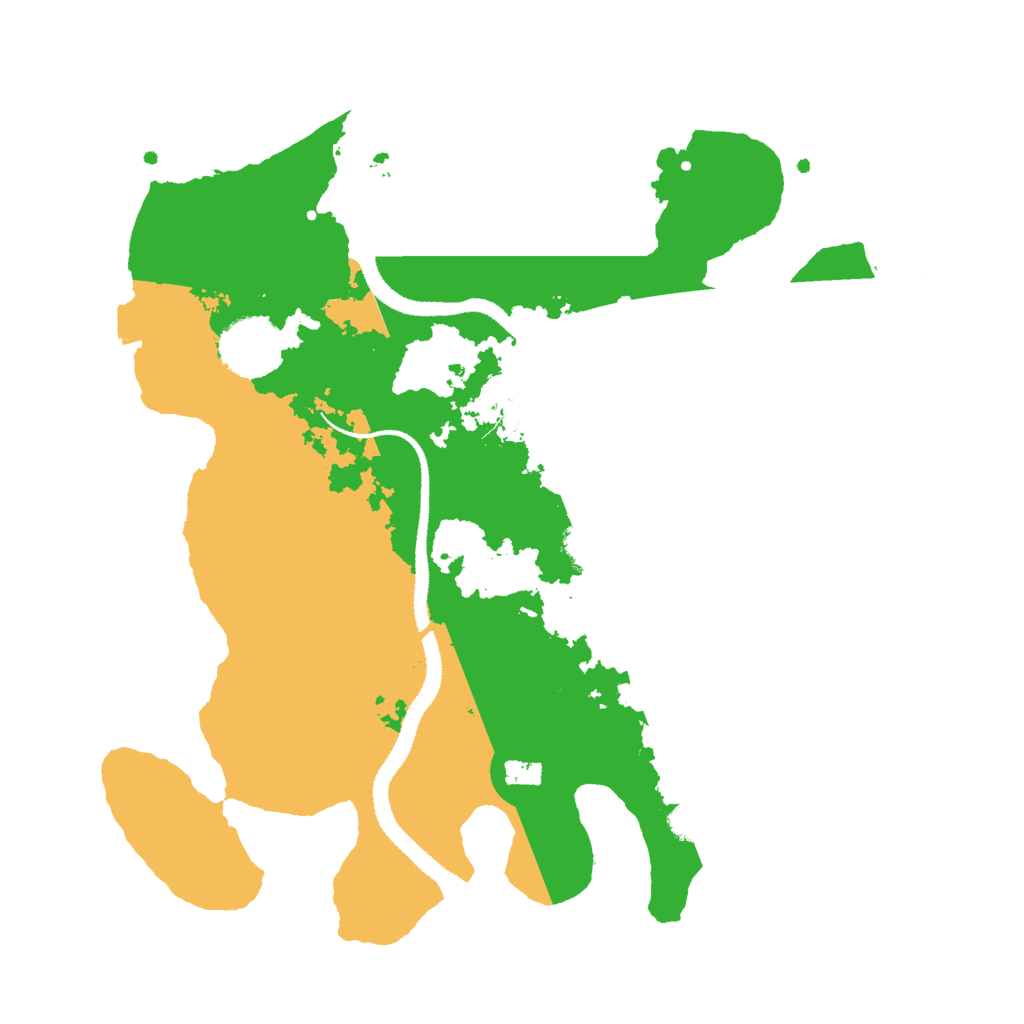 Biome Rust Map: Procedural Map, Size: 3000, Seed: 1585969903