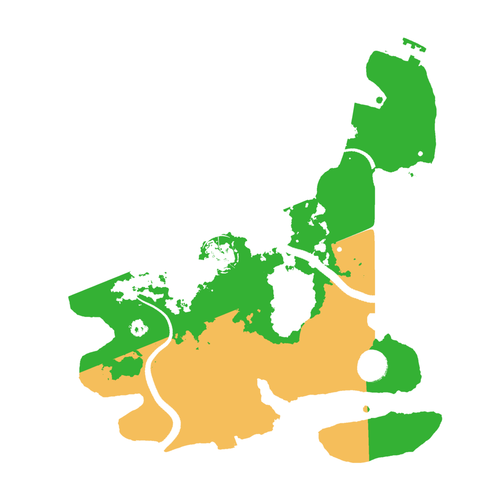 Biome Rust Map: Procedural Map, Size: 3000, Seed: 86761
