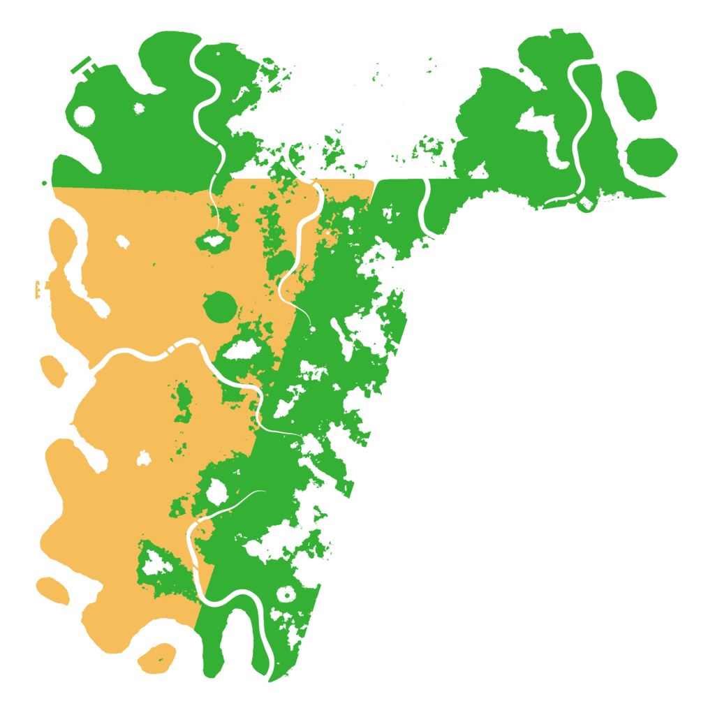 Biome Rust Map: Procedural Map, Size: 6000, Seed: 983890777