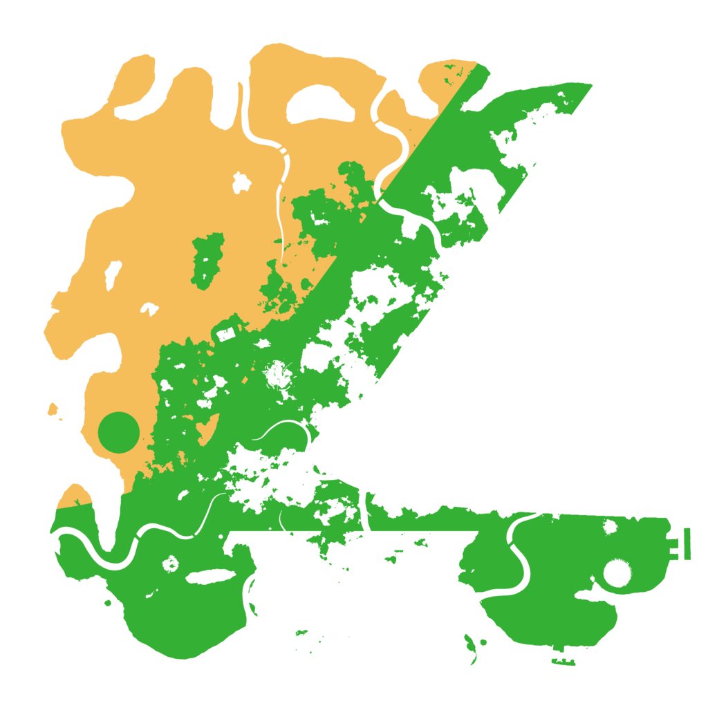 Biome Rust Map: Procedural Map, Size: 4500, Seed: 98078144
