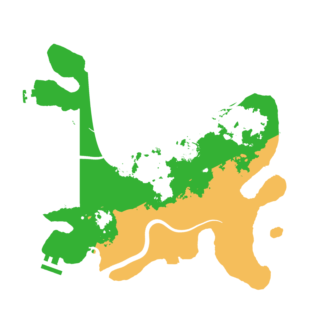 Biome Rust Map: Procedural Map, Size: 3000, Seed: 2608437