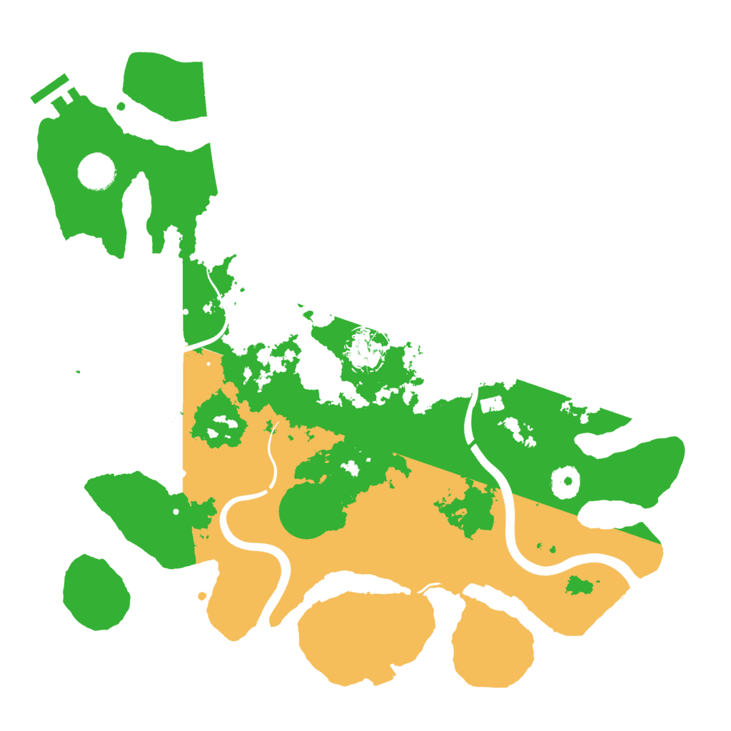 Biome Rust Map: Procedural Map, Size: 3500, Seed: 603369154