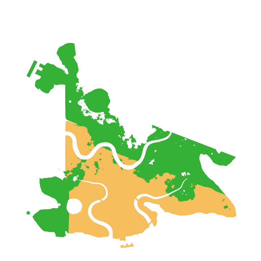 Biome Rust Map: Procedural Map, Size: 3000, Seed: 1128858644
