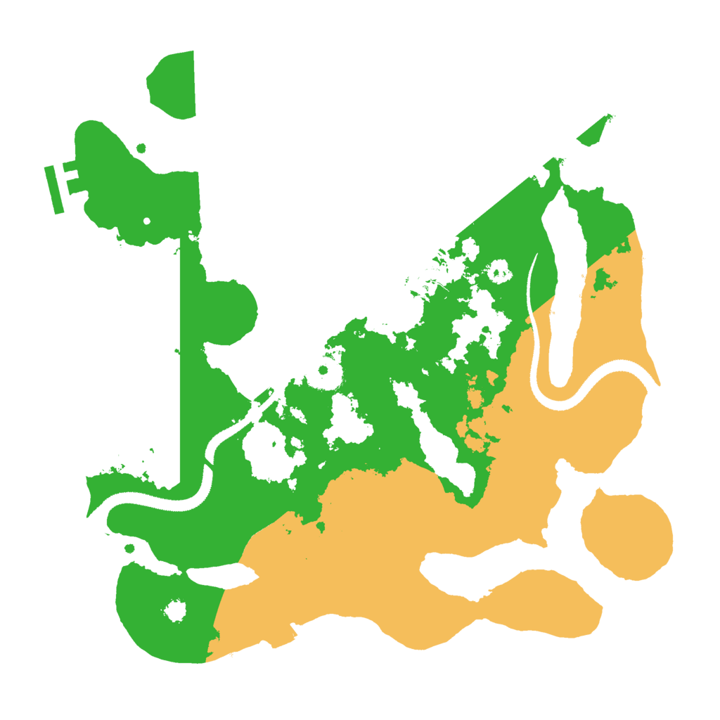 Biome Rust Map: Procedural Map, Size: 3000, Seed: 1575626389