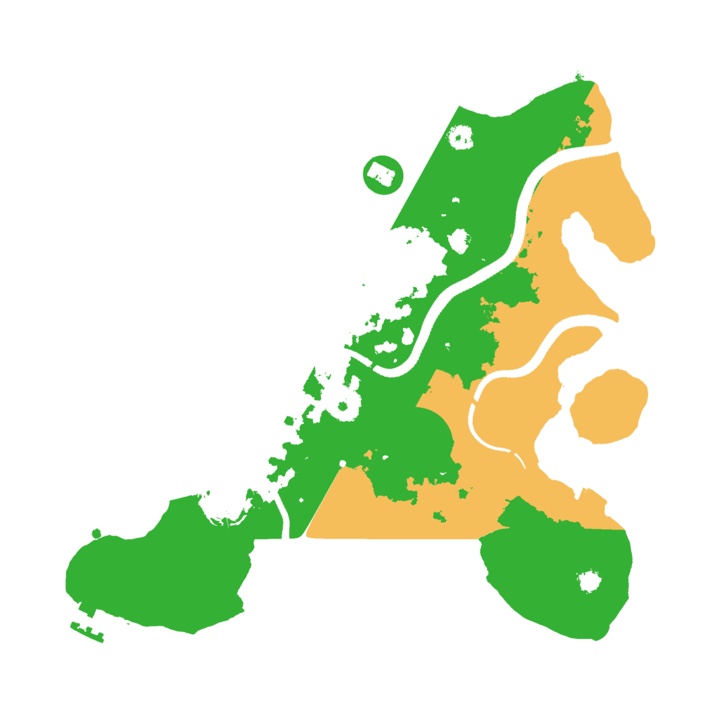Biome Rust Map: Procedural Map, Size: 3000, Seed: 1188660356
