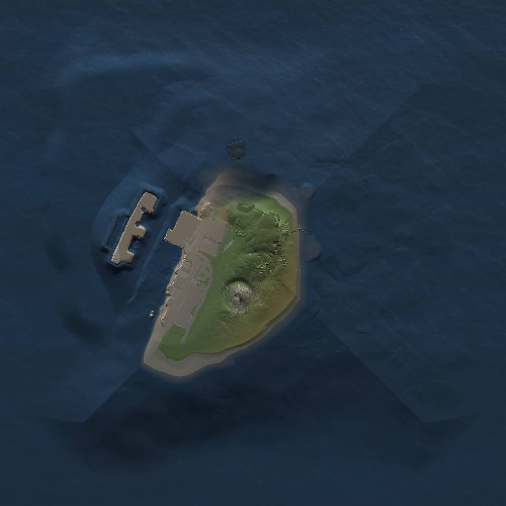 Rust Map: Procedural Map, Size: 1000, Seed: 129669605, 2 Monuments
