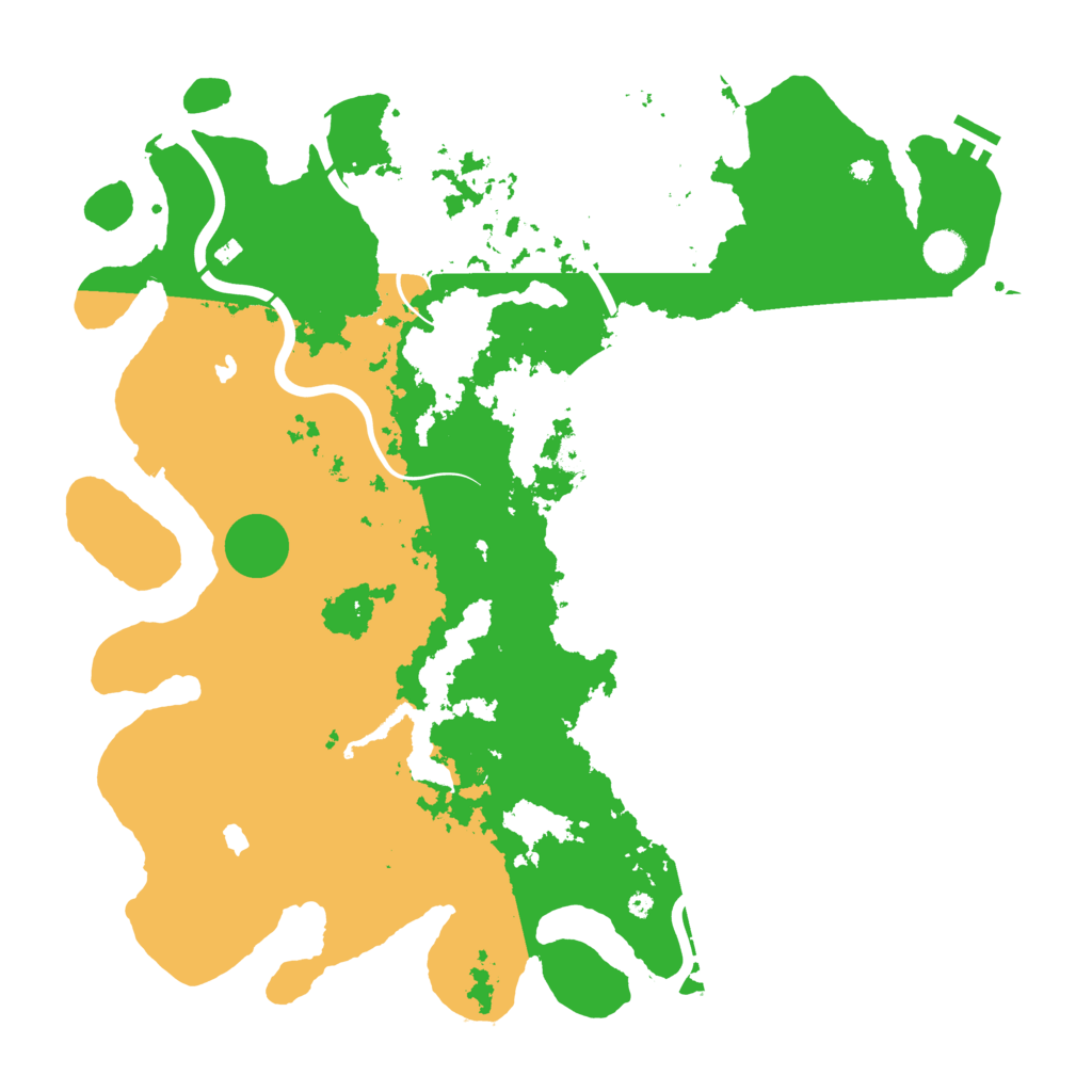 Biome Rust Map: Procedural Map, Size: 4500, Seed: 382084