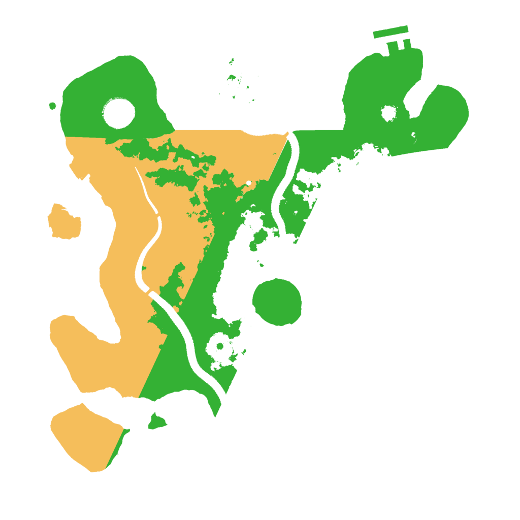 Biome Rust Map: Procedural Map, Size: 3000, Seed: 726676861