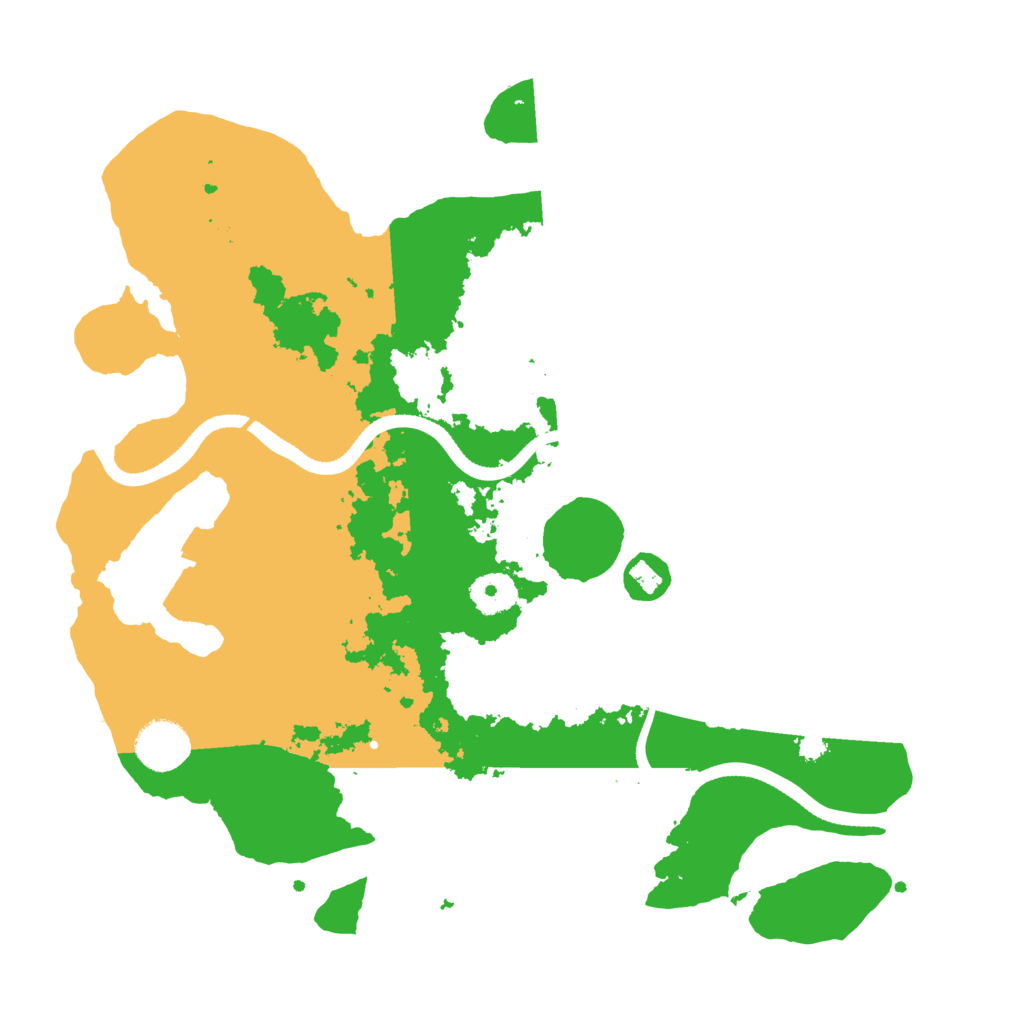 Biome Rust Map: Procedural Map, Size: 3500, Seed: 1977708561