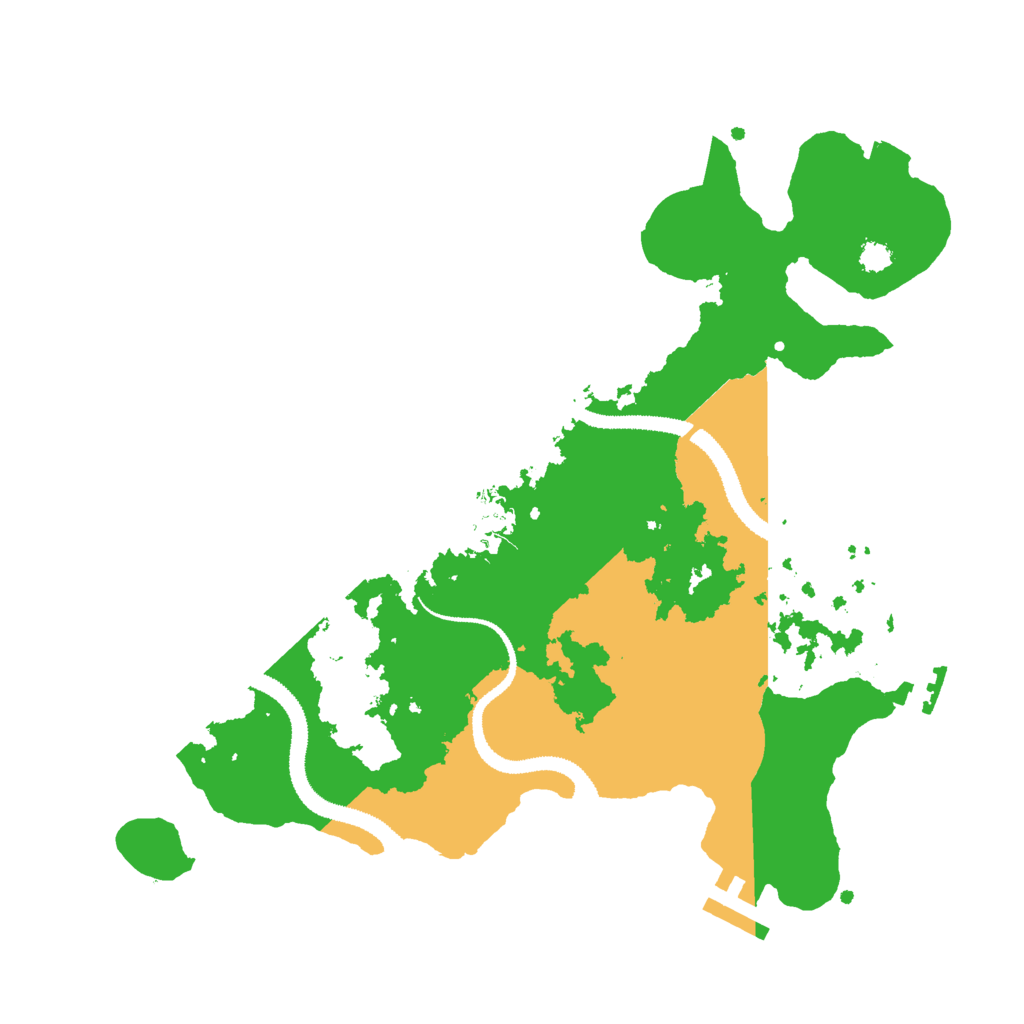 Biome Rust Map: Procedural Map, Size: 3000, Seed: 1523769905