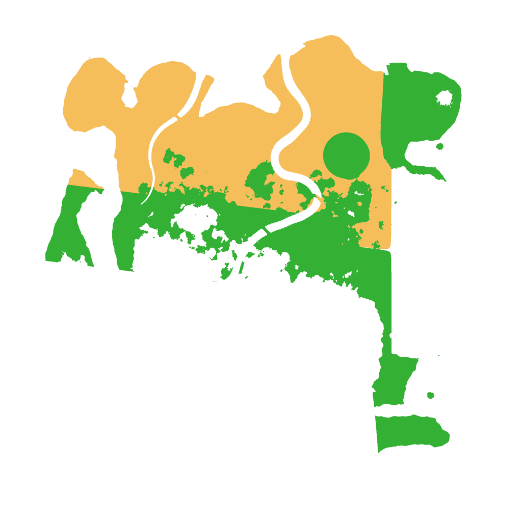 Biome Rust Map: Procedural Map, Size: 3000, Seed: 1783919779