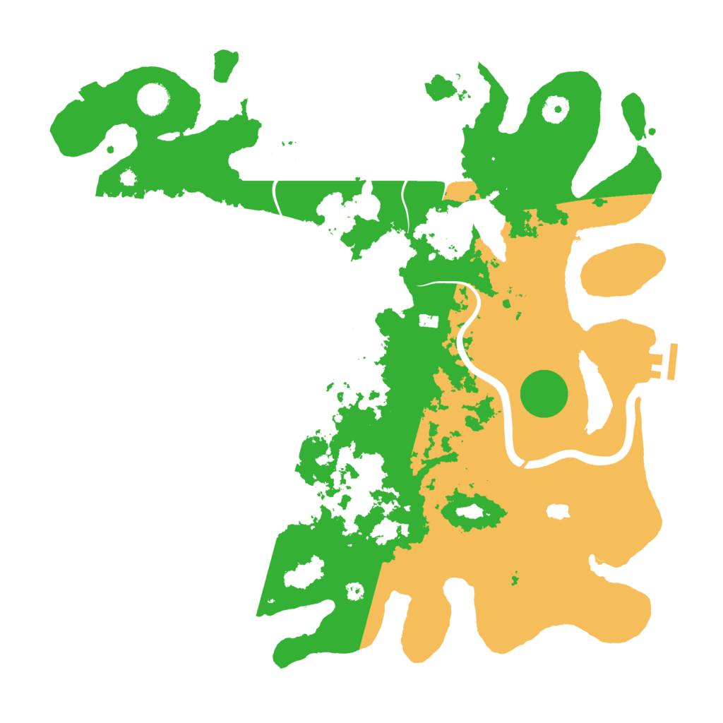 Biome Rust Map: Procedural Map, Size: 4000, Seed: 56120441