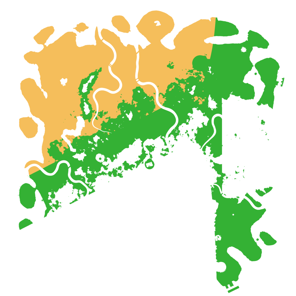 Biome Rust Map: Procedural Map, Size: 5000, Seed: 53530