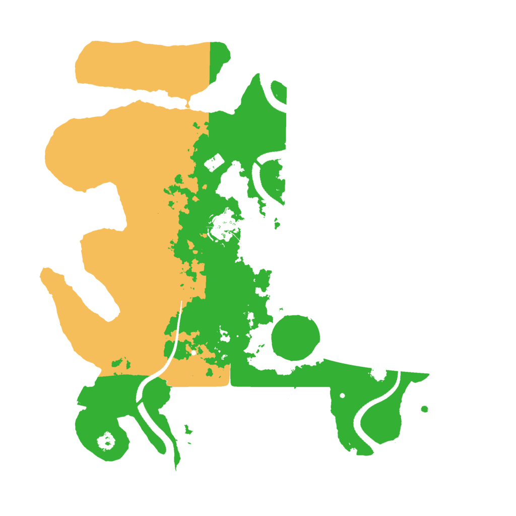 Biome Rust Map: Procedural Map, Size: 3000, Seed: 313099477