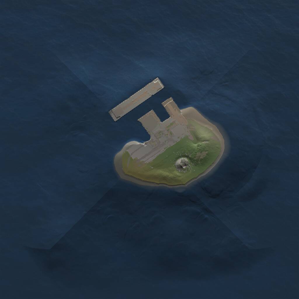 Rust Map: Procedural Map, Size: 1000, Seed: 13389, 2 Monuments