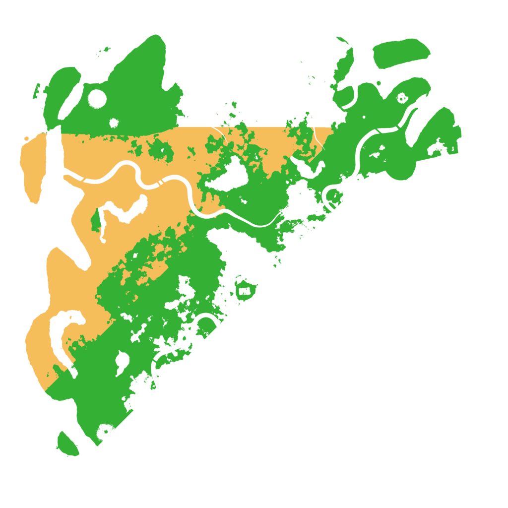 Biome Rust Map: Procedural Map, Size: 4800, Seed: 297399451
