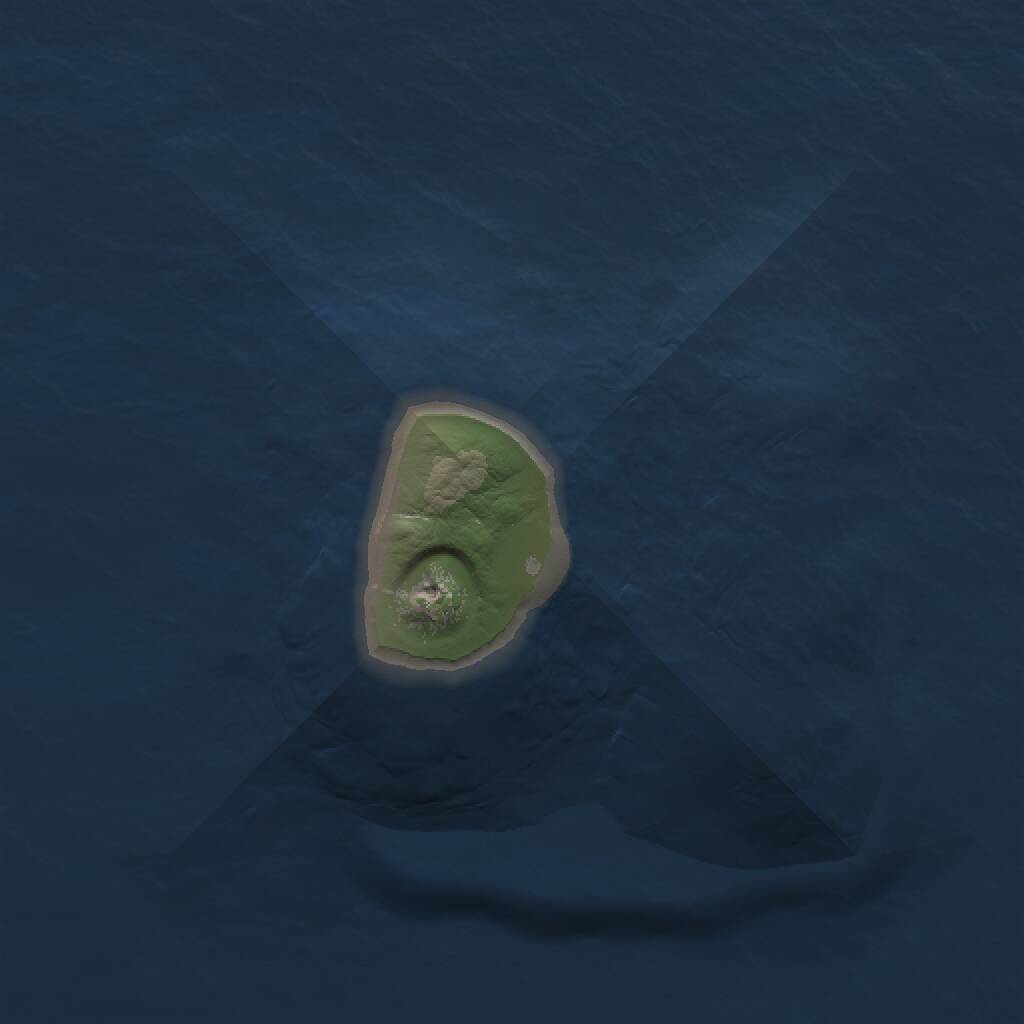 Rust Map: Procedural Map, Size: 1000, Seed: 1341, 1 Monuments