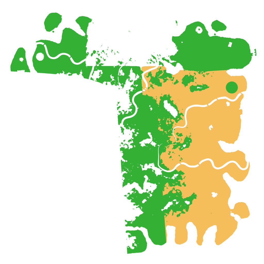 Biome Rust Map: Procedural Map, Size: 5832, Seed: 100